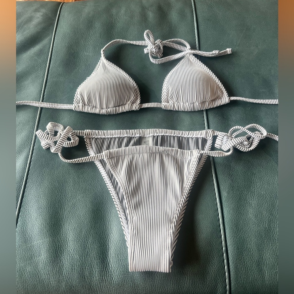 Striped Bikini Set